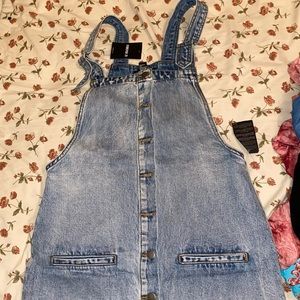 Light Denim overall dress